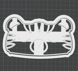 Tiger Glasses Tray Cutter STL - digital download