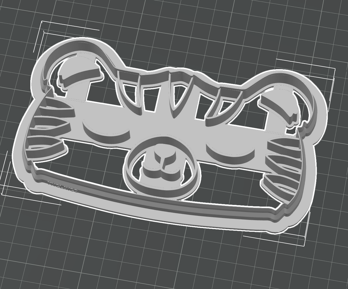 Tiger Glasses Tray Cutter STL - digital download
