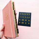 Notebook and Planner Sticker Tabs Bundle