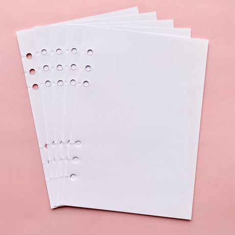 Blank Divider Sheets - 5 pack