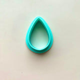 Teardrop Open Back Bezel - Stainless Steel - 20 pack