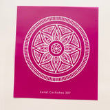 Sundial Mandala Trinket Dish (307) Silk Screen