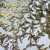 Songbird Charms - Gold Plated Stainless Steel - 10 pack