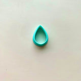 Teardrop Open Back Bezel - Stainless Steel - 20 pack