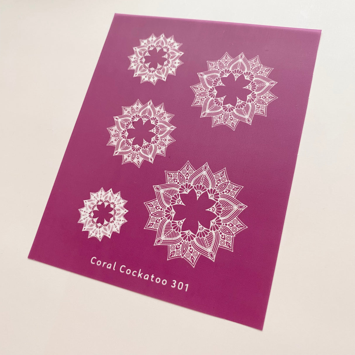 Boho Mandala Earrings (301) Silk Screen
