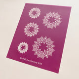 Boho Mandala Earrings (301) Silk Screen