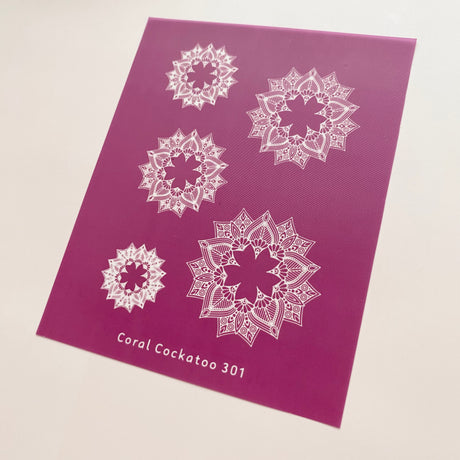 Boho Mandala Earrings (301) Silk Screen