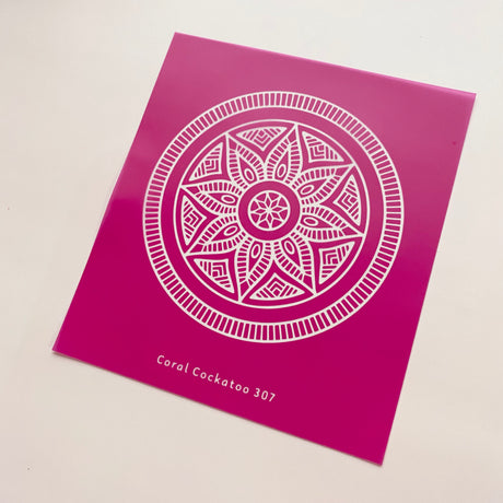 Sundial Mandala Trinket Dish (307) Silk Screen