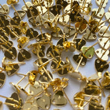 Heart Stud Topper - Gold Plated Stainless Steel