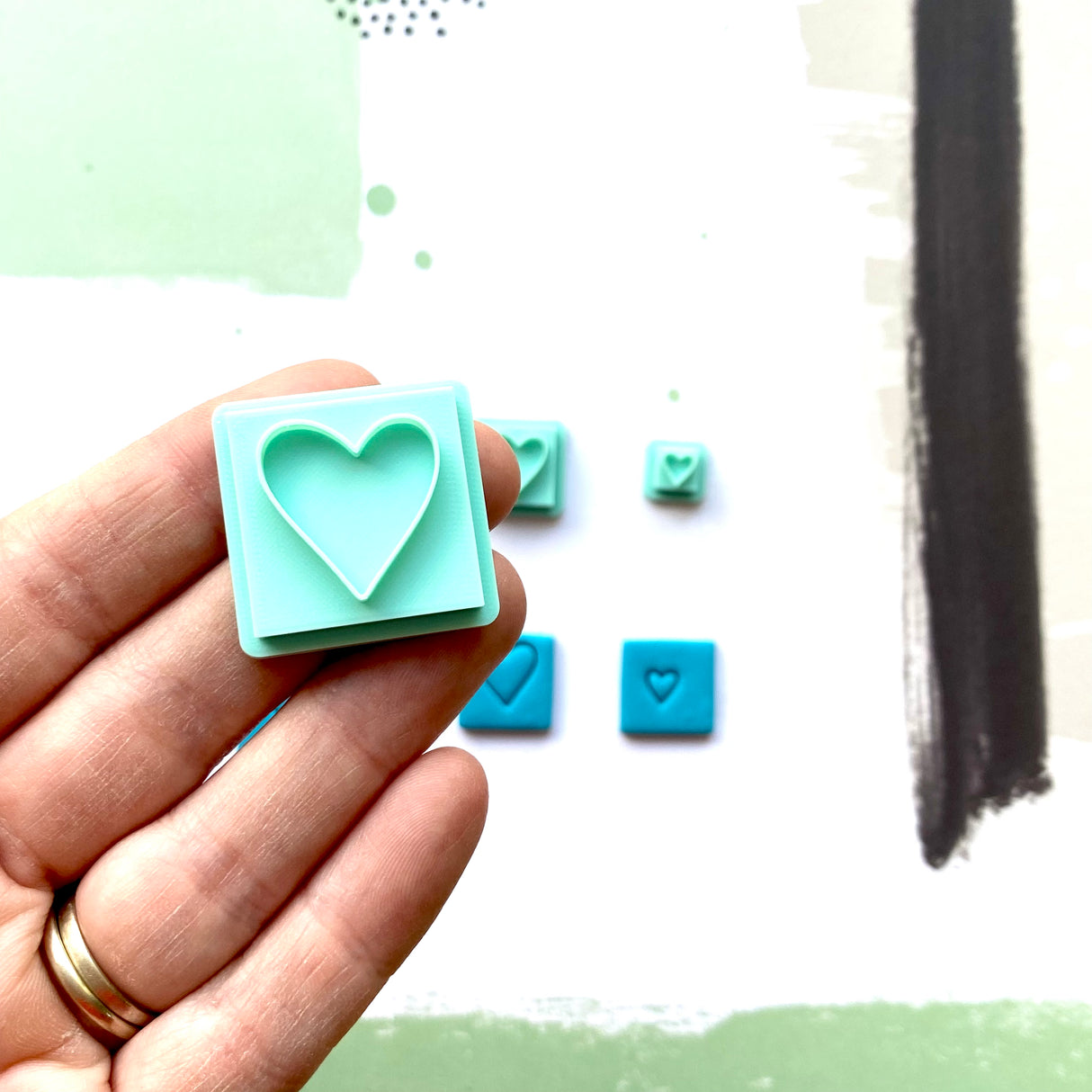 Heart Outline Stamp