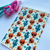Sugar Skulls & Cacti Waterslide Transfer Decal