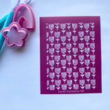 Bohemian Tulips Silk Screen 161