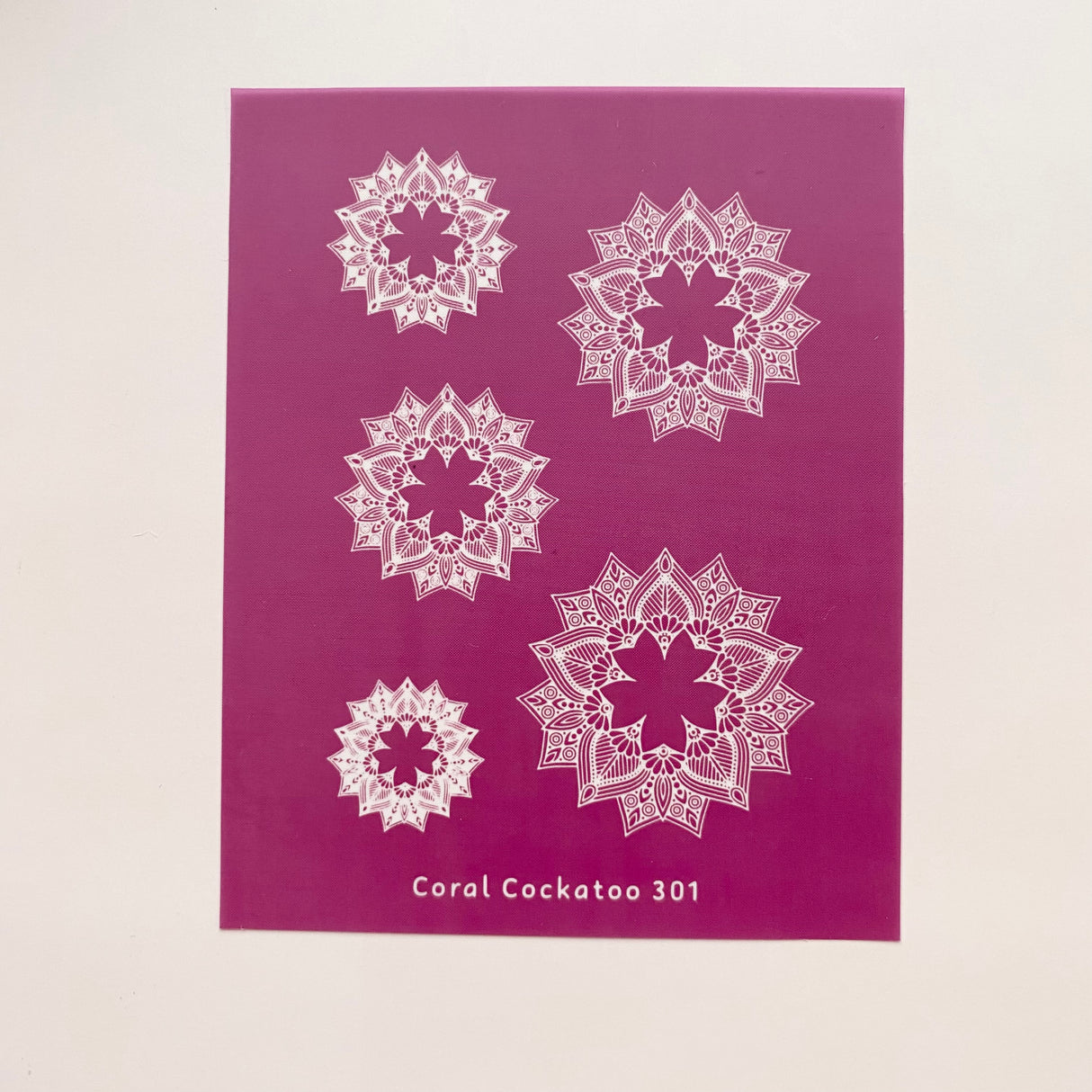 Boho Mandala Earrings (301) Silk Screen