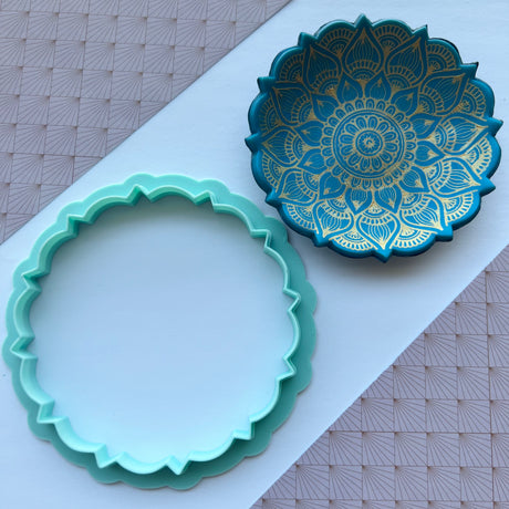 Mandala Trinket Dish Silk Screen