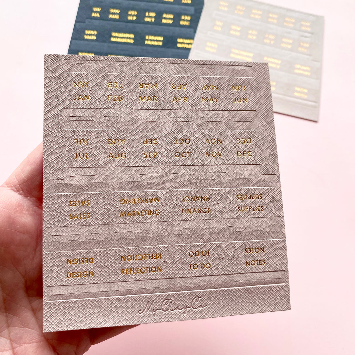 Planner Sticker Tabs