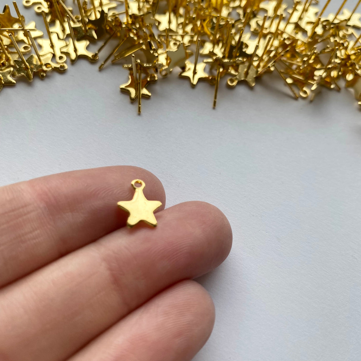 Star Stud Topper - Gold Plated Stainless Steel