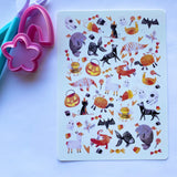 Halloweenie Party Animals Waterslide Transfer Decal