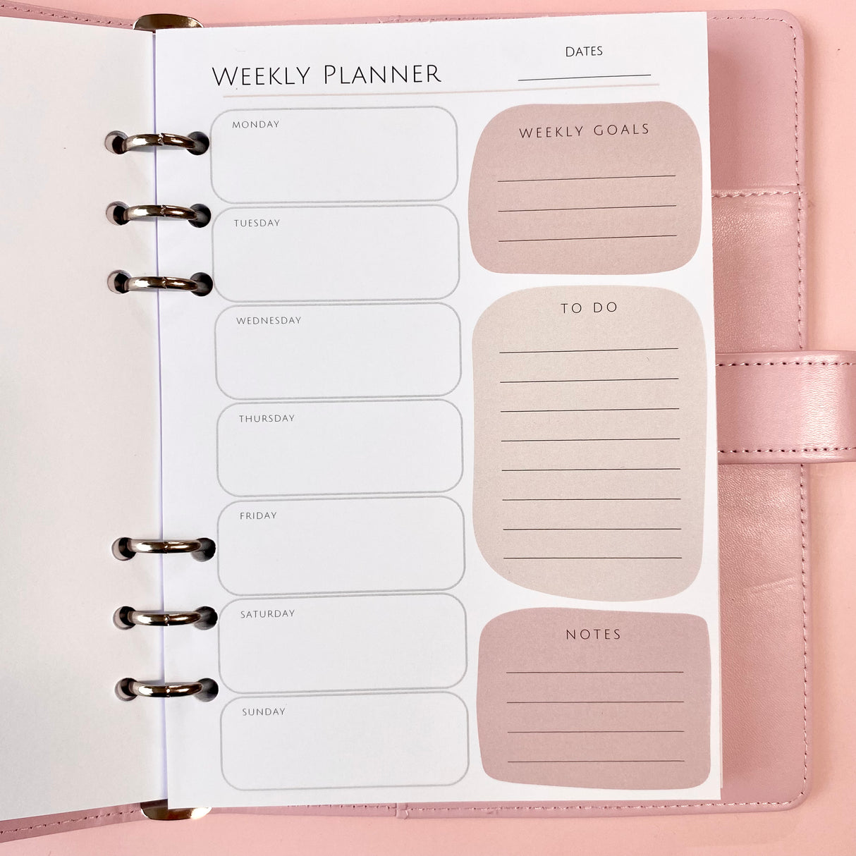 Weekly Planner Pad - 52 sheets