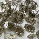 Lace Stud Topper - Stainless Steel