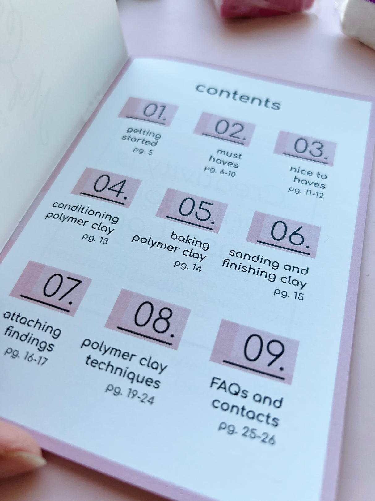 Getting Started with Polymer Clay Booklet
