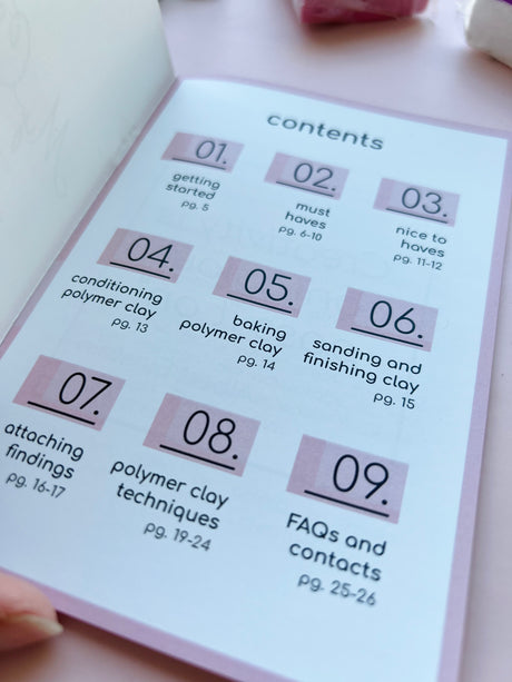 Getting Started with Polymer Clay Booklet