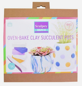 Succulent Pots Kit - Sculpey III Polymer Clay