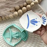 Folk Flounder Decor Cutter