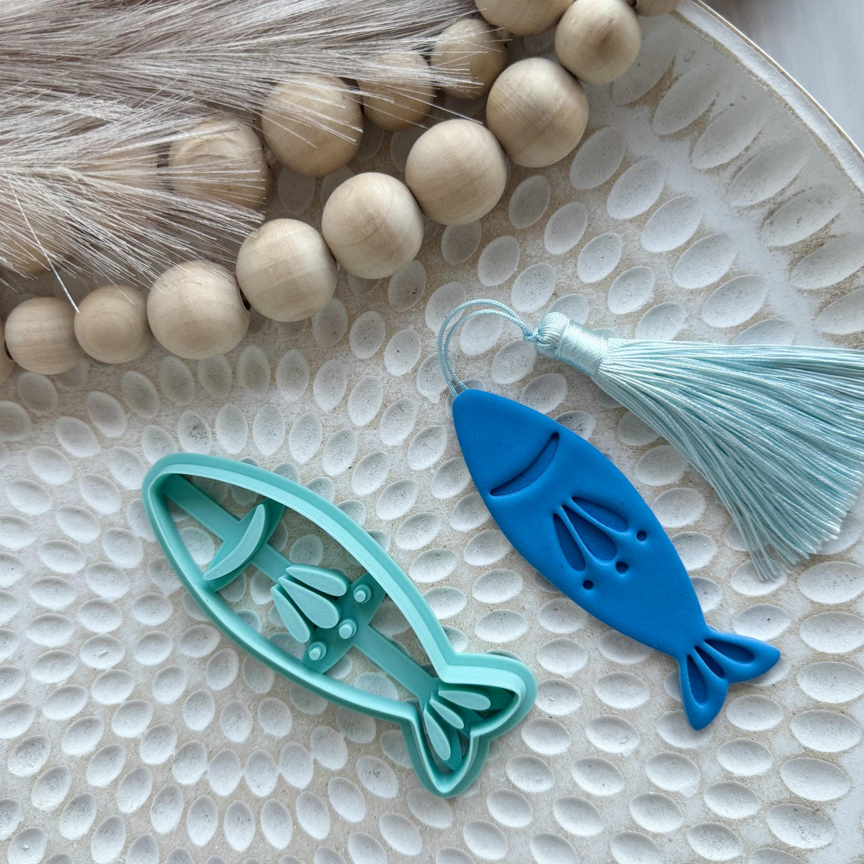Folk Fish Bookmark Cutter