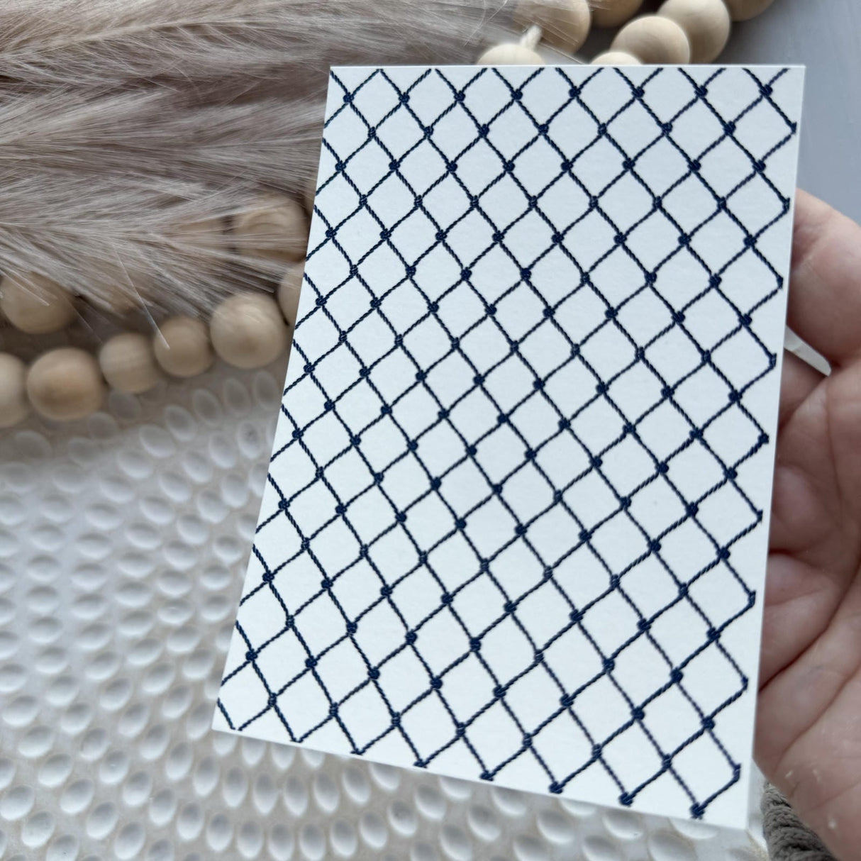 Knots and Ropes in Navy - Water Soluble Transfer