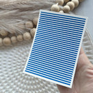 Breton Stripes - Water Soluble Transfer