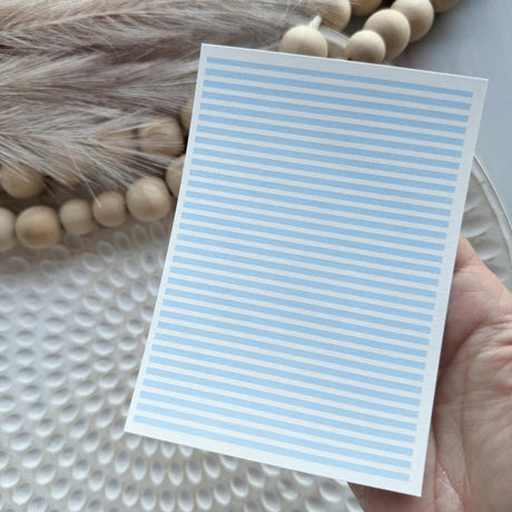 Breton Stripes - Water Soluble Transfer