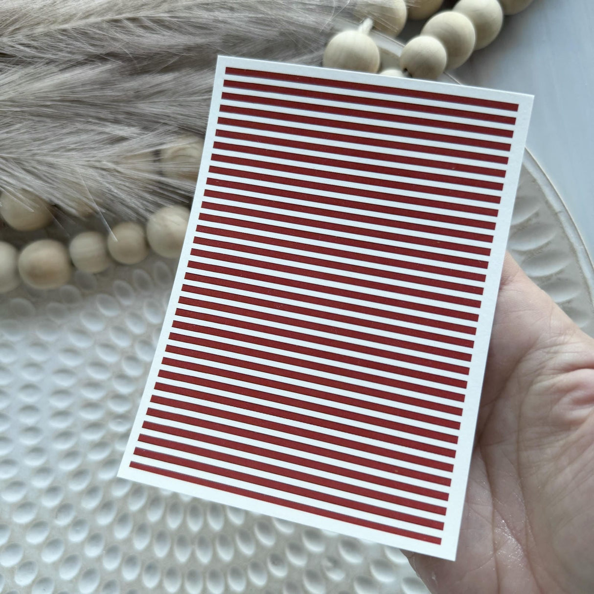 Breton Stripes - Water Soluble Transfer