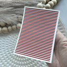 Breton Stripes - Water Soluble Transfer