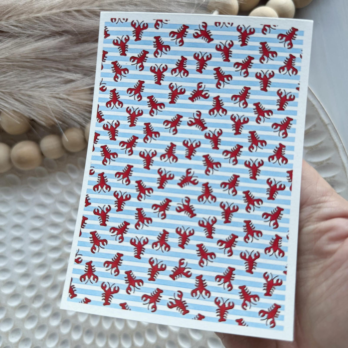 Lobster Walk - Water Soluble Transfer