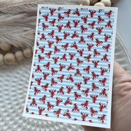 Lobster Walk - Water Soluble Transfer