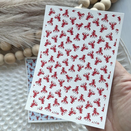 Lobster Walk - Water Soluble Transfer
