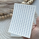 Anchors and Starfish - Water Soluble Transfer
