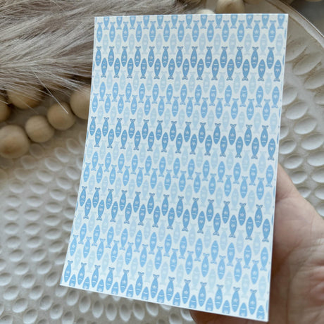 School of Folk Fish - Water Soluble Transfer