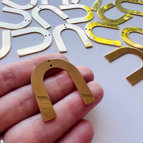 Perfect Arch Charms - Gold Plated Stainless Steel - 10 pack
