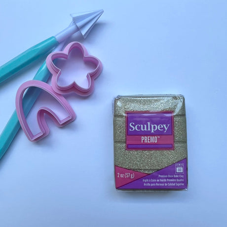 Sculpey Premo - Yellow Gold Glitter