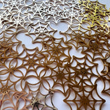 Cobweb Charms - Gold Plated Stainless Steel