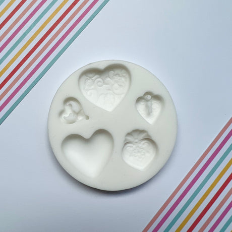 Hearts Silicone Mould