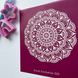Mandala Trinket Dish Silk Screen