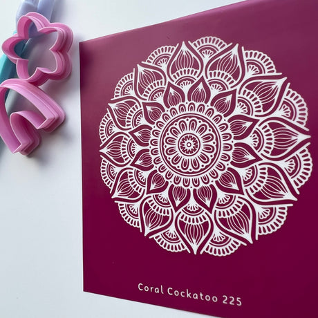 Mandala Trinket Dish Silk Screen