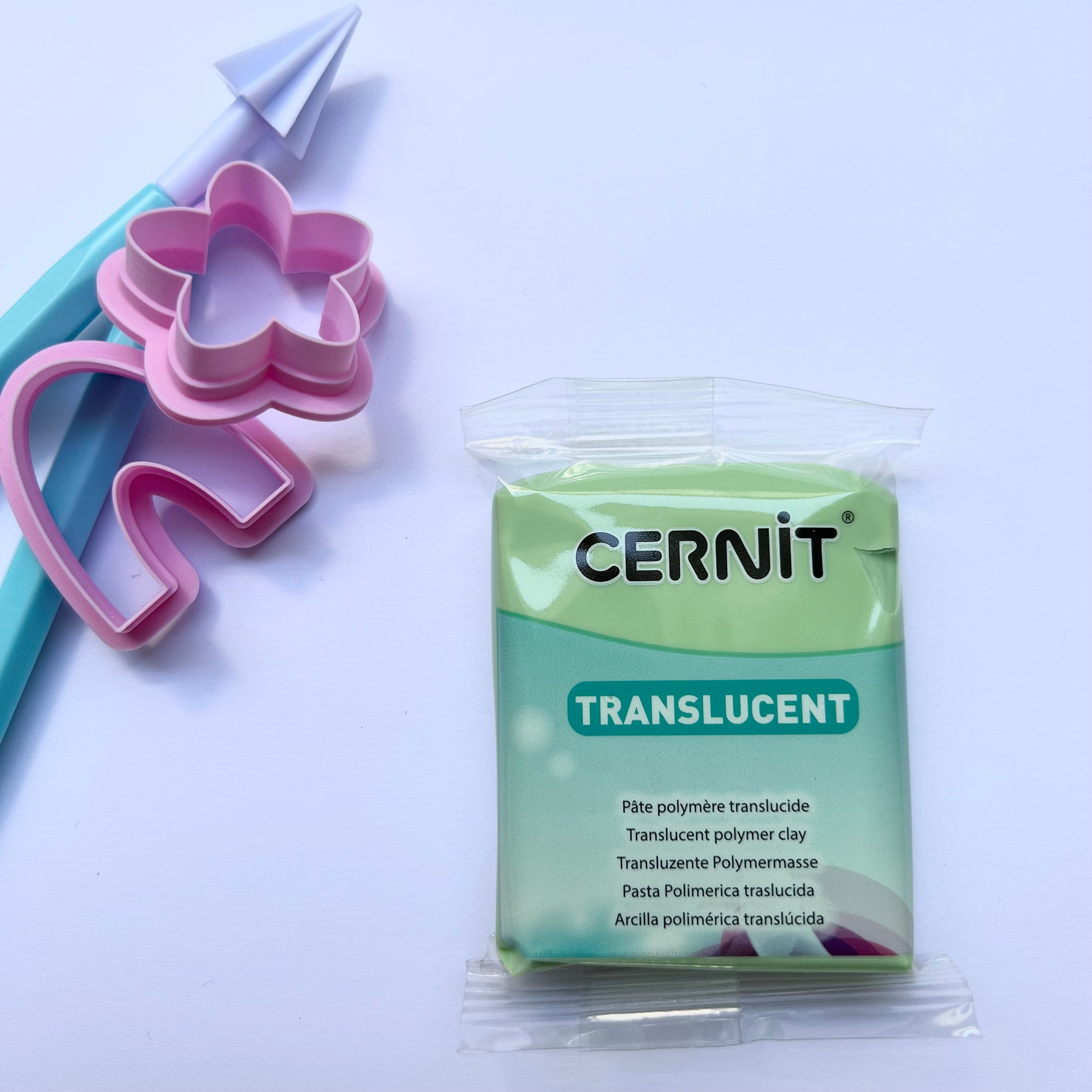 Cernit Translucent - Lime Green – MyClayCo