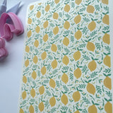Summer Lemons Waterslide Transfer Decal
