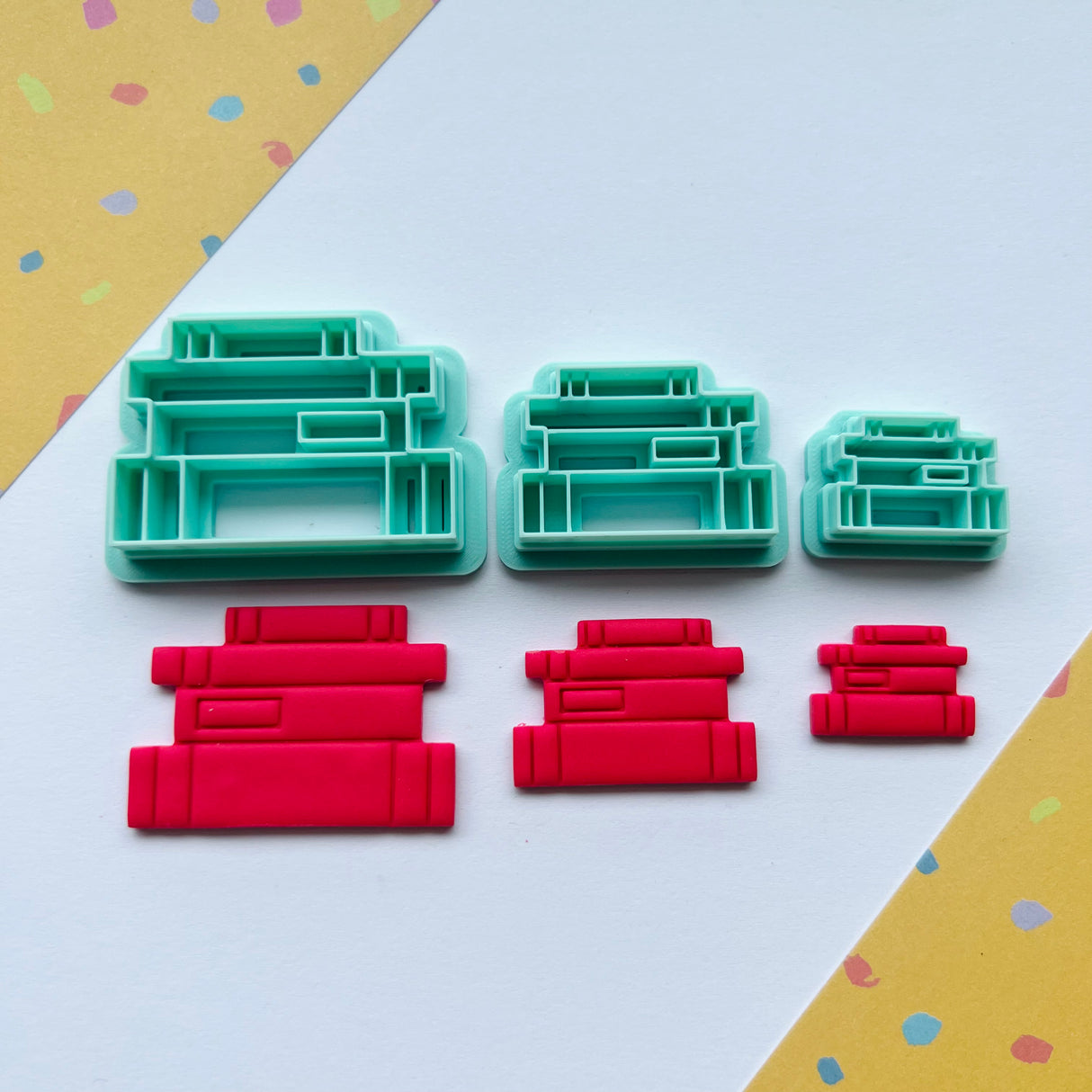 Stacked Books (horizontal) Cutter