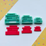 Stacked Books (horizontal) Cutter