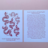 Floral Snake Silk Screen