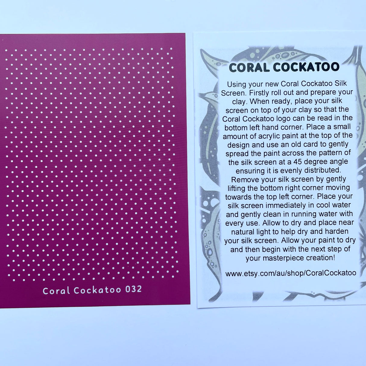 Mini Polka Dot Silk Screen